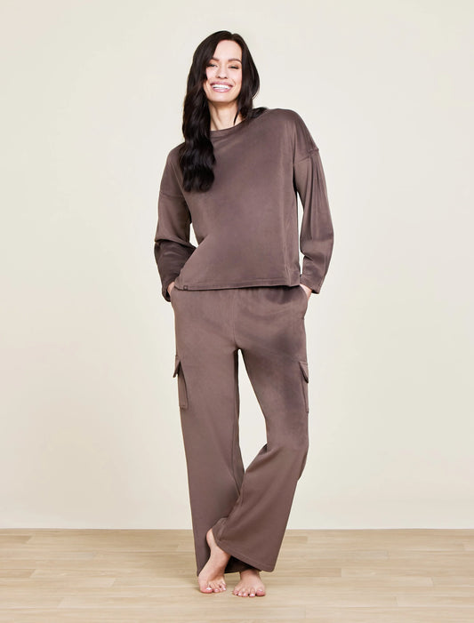 LuxeChic® Tucked Sweatshirt