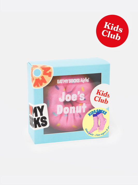 Eat My Socks Joe's Donut Kids Pink