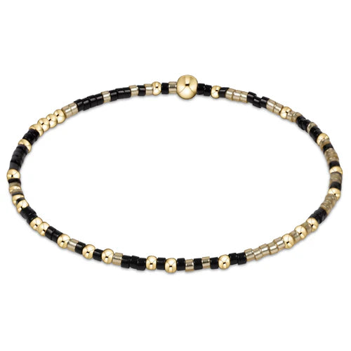 Gameday Hope Unwritten Bracelet - Gold Luster-Onyx