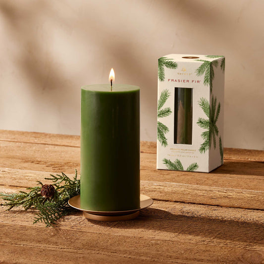 Frasier Fir Pillar Candle, Large