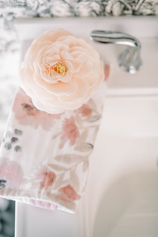 Cherry Blossom Heirloom Rose Bath Flower